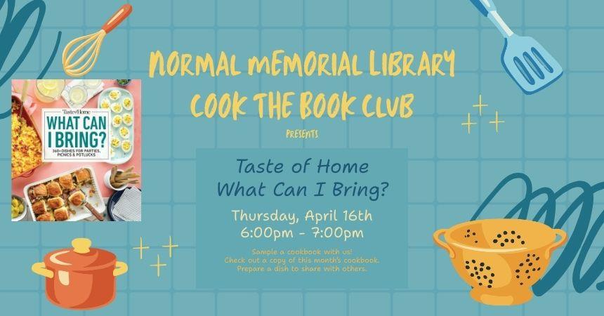 Thursday, April 16th ~ Cook the Book