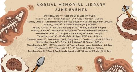 June 2026 Upcoming Events