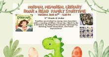 Tuesday, June 23rd ~ Family Story Time